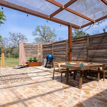 Romantic Tiny Luxury Retreat W Heated Pool, Sauna N Outdoor Shower In Wimberley 10 Acres Eksteriør billede